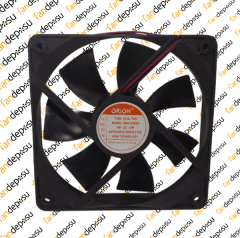 ORION ORN-1225D8  120x120x25mm 48V DC 12W PLASTİK KASA PLASTİK KANAT FAN