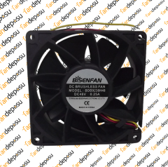 BİSEN BDB9238H48  92x92x38mm 48V DC 0.25A PLASTİK KASA PLASTİK KANAT FAN