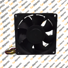 BİSEN BDB9238H24  92x92x38mm 24V DC 0.33A PLASTİK KASA PLASTİK KANAT FAN