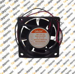 ORION ORN-6025D4  60x60x25mm 24V DC 3.12W PLASTİK KASA PLASTİK KANAT FAN