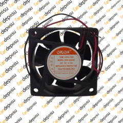 ORION ORN-6025D4  60x60x25mm 24V DC 3.12W PLASTİK KASA PLASTİK KANAT FAN