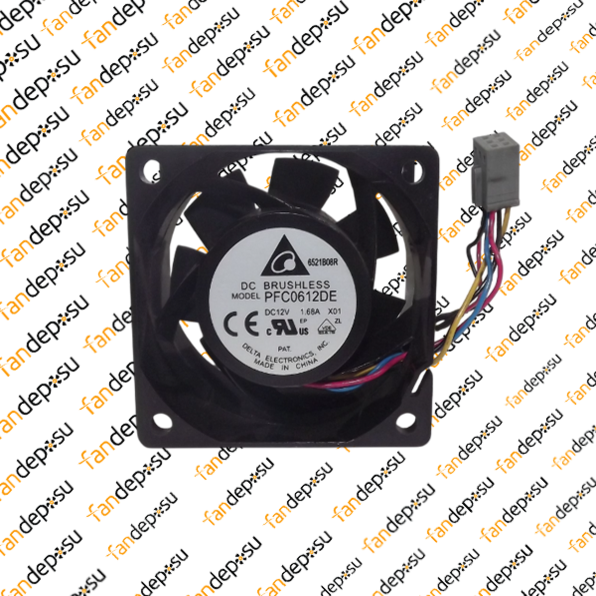 DELTA PFC0612DE  60x60x38mm 12V DC 1.68A METAL KASA PLASTİK KANAT FAN