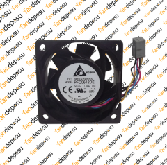 DELTA PFC0612DE  60x60x38mm 12V DC 1.68A METAL KASA PLASTİK KANAT FAN