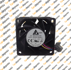 DELTA PFR0612DHE-A  60x60x38mm 12V DC 2.00A PLASTİK KASA PLASTİK KANAT FAN