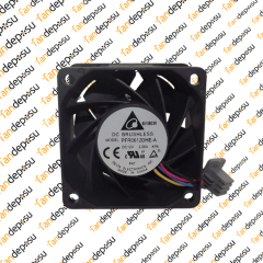 DELTA PFR0612DHE-A  60x60x38mm 12V DC 2.00A PLASTİK KASA PLASTİK KANAT FAN