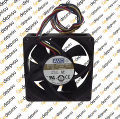 AVC DATB0825B2S  80x80x25mm 12V DC 0.84A PLASTİK KASA PLASTİK KANAT FAN