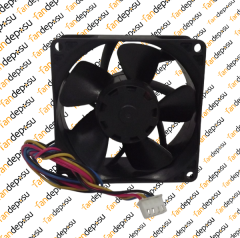 DELTA QFR0812UHE  80x80x38mm 12V DC 2.50A PLASTİK KASA PLASTİK KANAT FAN