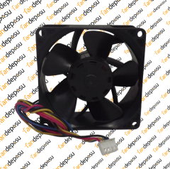 DELTA QFR0812UHE  80x80x38mm 12V DC 2.50A PLASTİK KASA PLASTİK KANAT FAN