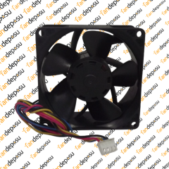 DELTA QFR0812UHE  80x80x38mm 12V DC 2.50A PLASTİK KASA PLASTİK KANAT FAN