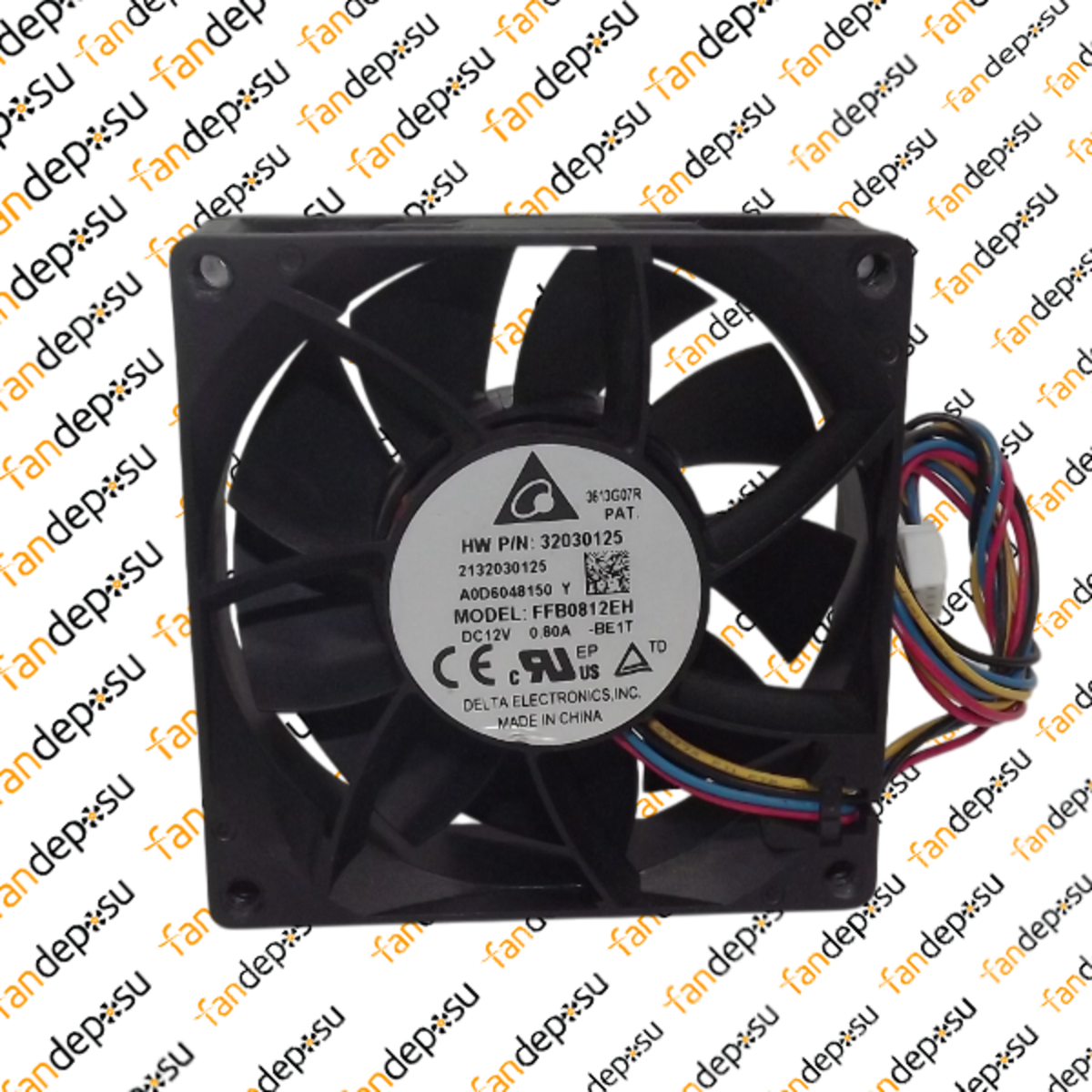 DELTA FFB0812EH  80x80x25mm 12V DC 0.80A PLASTİK KASA PLASTİK KANAT FAN