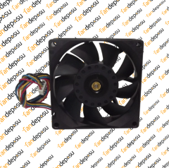 DELTA FFB0812EH  80x80x25mm 12V DC 0.80A PLASTİK KASA PLASTİK KANAT FAN