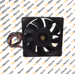 DELTA FFB0812EH  80x80x25mm 12V DC 0.80A PLASTİK KASA PLASTİK KANAT FAN