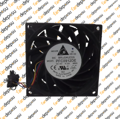 DELTA PFC0912DE  92x92x38mm 12V DC 4.32A PLASTİK KASA PLASTİK KANAT FAN
