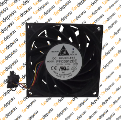 DELTA PFC0912DE  92x92x38mm 12V DC 4.32A PLASTİK KASA PLASTİK KANAT FAN