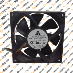 DELTA AFB0912DH  92x92x25mm 12V DC 2.50A PLASTİK KASA PLASTİK KANAT FAN