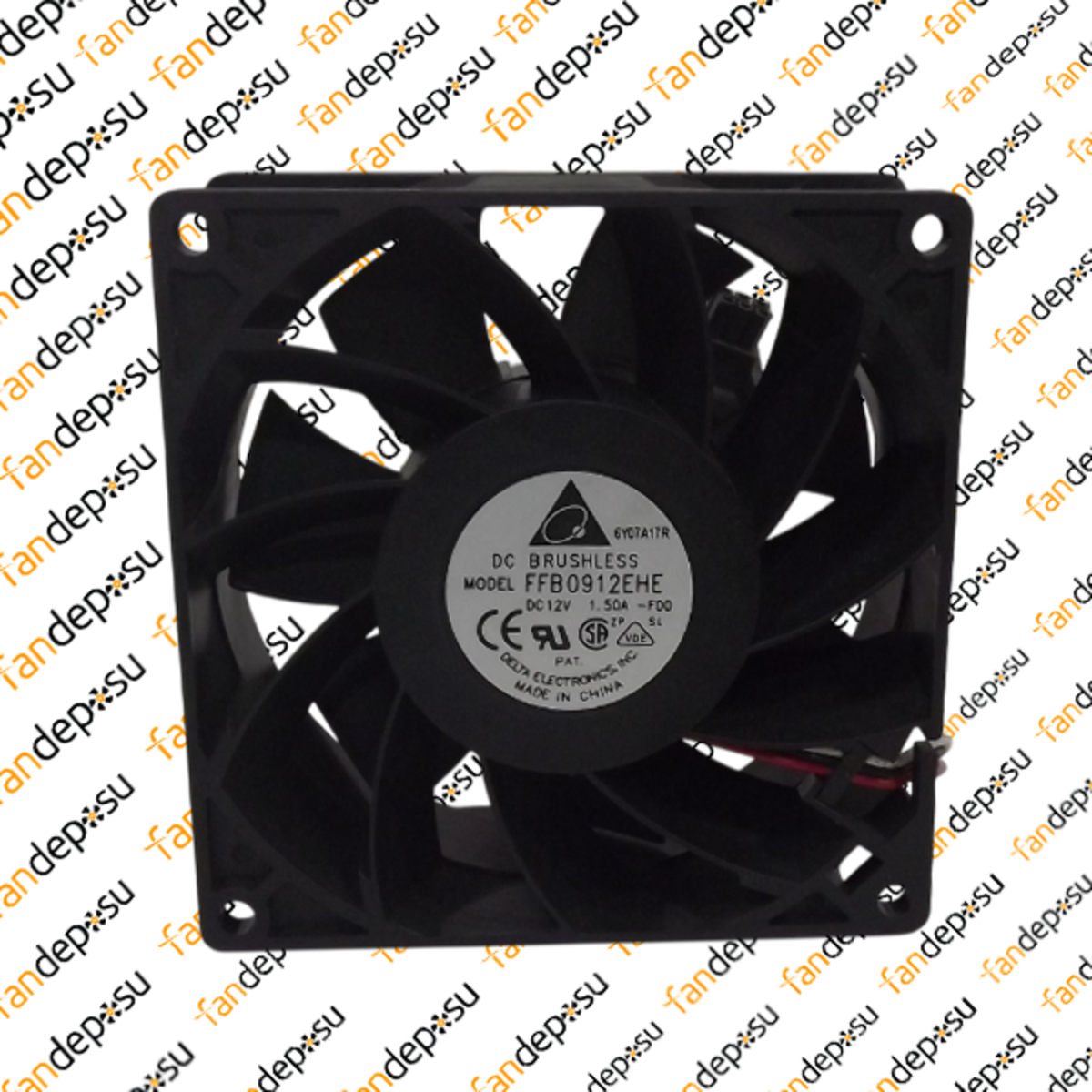 DELTA FFB0912EHE  92x92x38mm  12V DC 1.50A PLASTİK KASA PLASTİK KANAT FAN