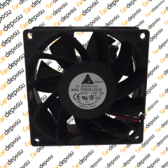 DELTA FFB0912EHE  92x92x38mm  12V DC 1.50A PLASTİK KASA PLASTİK KANAT FAN