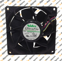 NİDEC V92E12BUA7-57  92x92x38mm 12V DC 3.24A PLASTİK KASA PLASTİK KANAT FAN