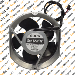 SANYO DENKİ SAN ACE 109E5712PB5Y04  172x150x51mm 12V DC 2.3A METAL KASA METAL KANAT FAN