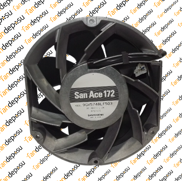 SANYO DENKİ SAN ACE 9GV5748LF503  172x150x51mm 48V DC 1.2A METAL KASA METAL KANAT FAN