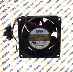 AVC DYTB0838B2G  80x80x38mm 12V DC 4.5A PLASTİK KASA PLASTİK KANAT FAN