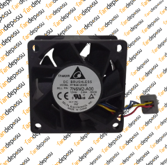 DELTA 7N6M2-A00  60x60x38mm 12V DC 2.00A PLASTİK KASA PLASTİK KANAT FAN