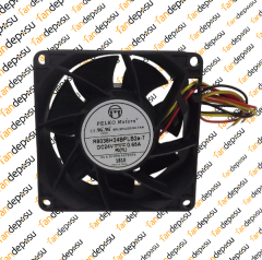 PELKO R8038H24BPLB2a-7  80x80x38mm 24V DC 0.65A PLASTİK KASA PLASTİK KANAT FAN