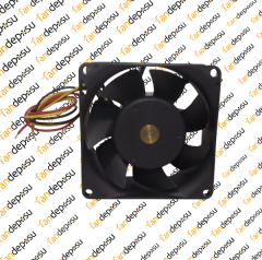 PELKO R8038H24BPLB2a-7  80x80x38mm 24V DC 0.65A PLASTİK KASA PLASTİK KANAT FAN