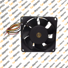 PELKO R8038H24BPLB2a-7  80x80x38mm 24V DC 0.65A PLASTİK KASA PLASTİK KANAT FAN