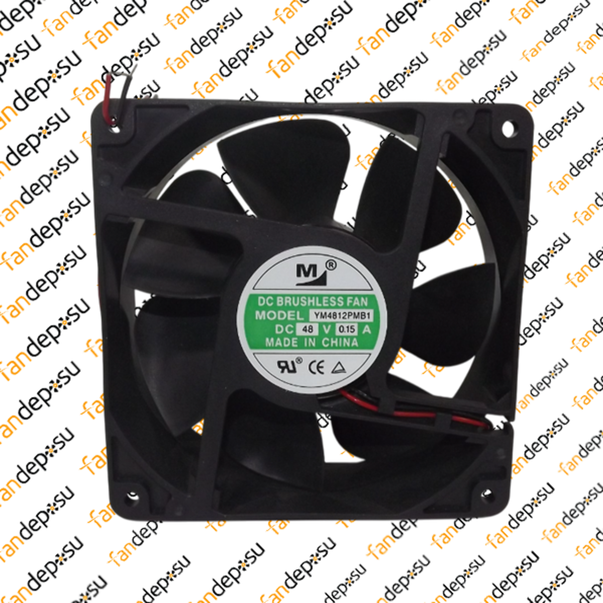 M FAN YM4812PMB1  120x120x38mm 48V DC 0.15A PLASTİK KASA PLASTİK KANAT FAN
