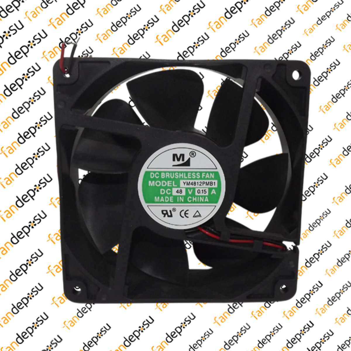M FAN YM4812PMB1  120x120x38mm 48V DC 0.15A PLASTİK KASA PLASTİK KANAT FAN