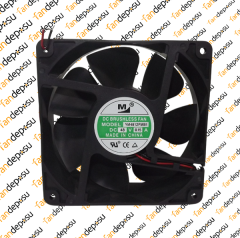 M FAN YM4812PMB1  120x120x38mm 48V DC 0.15A PLASTİK KASA PLASTİK KANAT FAN