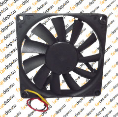 M FAN DA08015B24HF  80x80x15mm 24V DC 0.18A PLASTİK KASA PLASTİK KANAT FAN