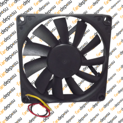 M FAN DA08015B24HF  80x80x15mm 24V DC 0.18A PLASTİK KASA PLASTİK KANAT FAN