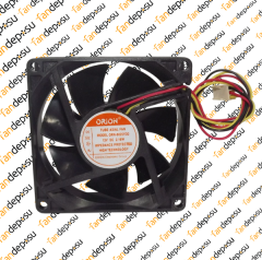 ORION ORN-8025YD2  80x80x25mm 12V DC 2.16W PLASTİK KASA PLASTİK KANAT FAN