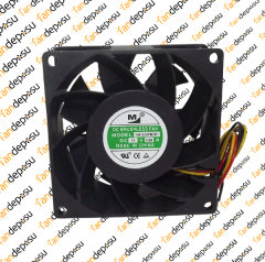 M FAN YM1208PMZB1  80x80x38mm 12V DC 0.86A PLASTİK KASA PLASTİK KANAT FAN
