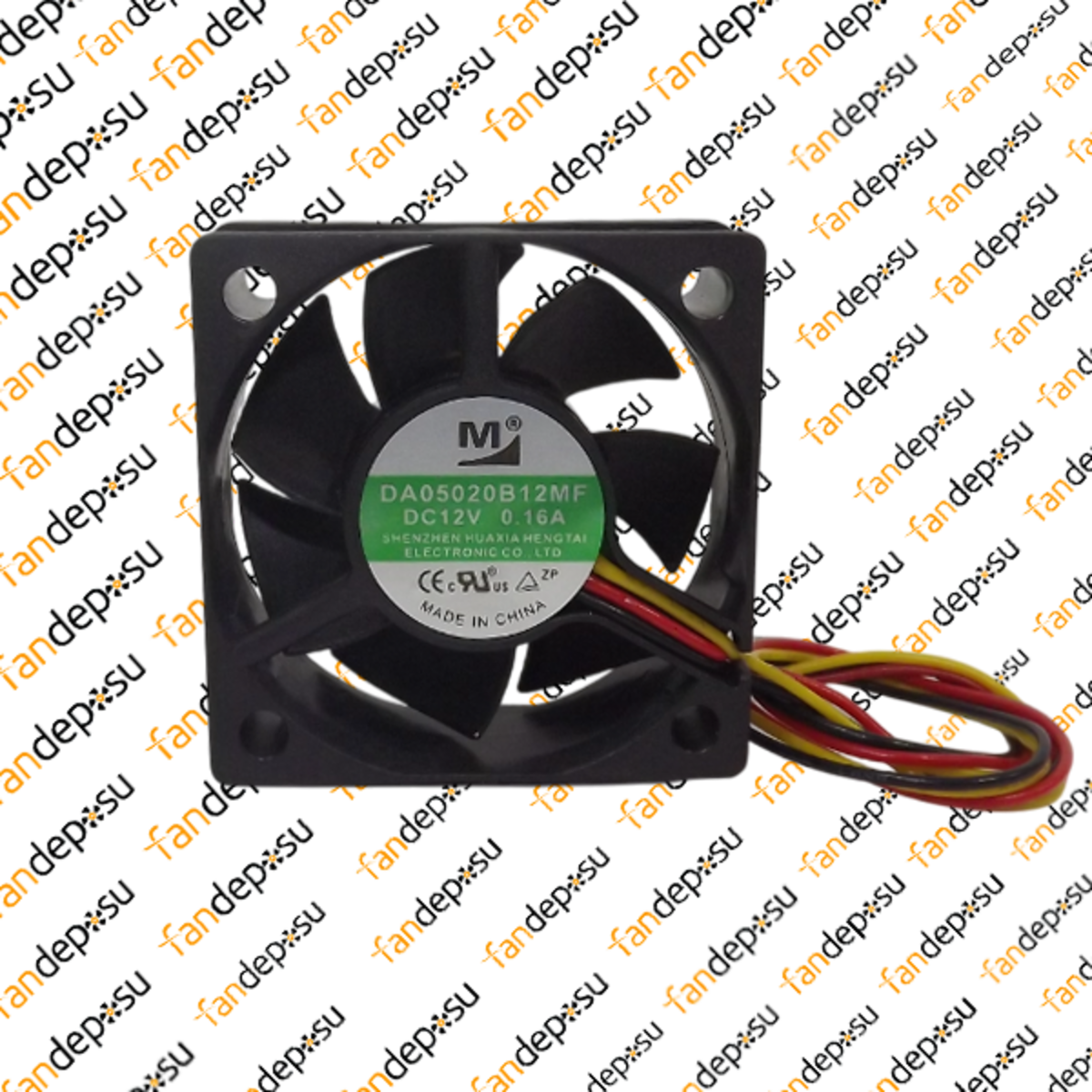 M FAN DA05020B12MF  50x50x20mm 12V DC 0.16A PLASTİK KASA PLASTİK KANAT FAN