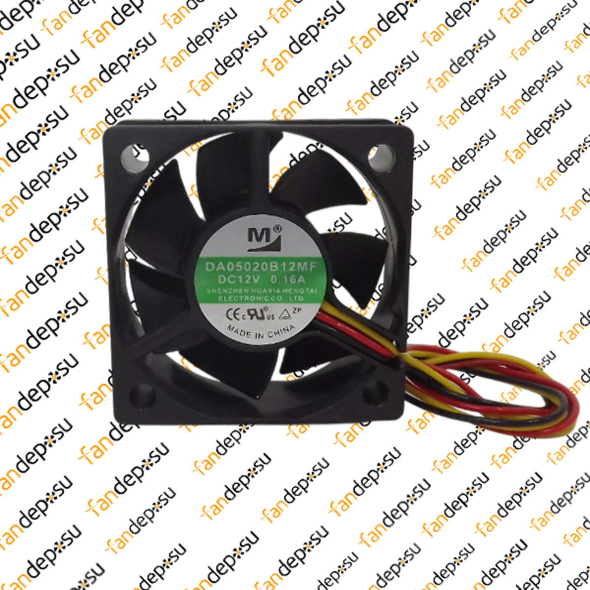 M FAN DA05020B12MF  50x50x20mm 12V DC 0.16A PLASTİK KASA PLASTİK KANAT FAN