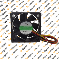 M FAN DA05020B12MF  50x50x20mm 12V DC 0.16A PLASTİK KASA PLASTİK KANAT FAN