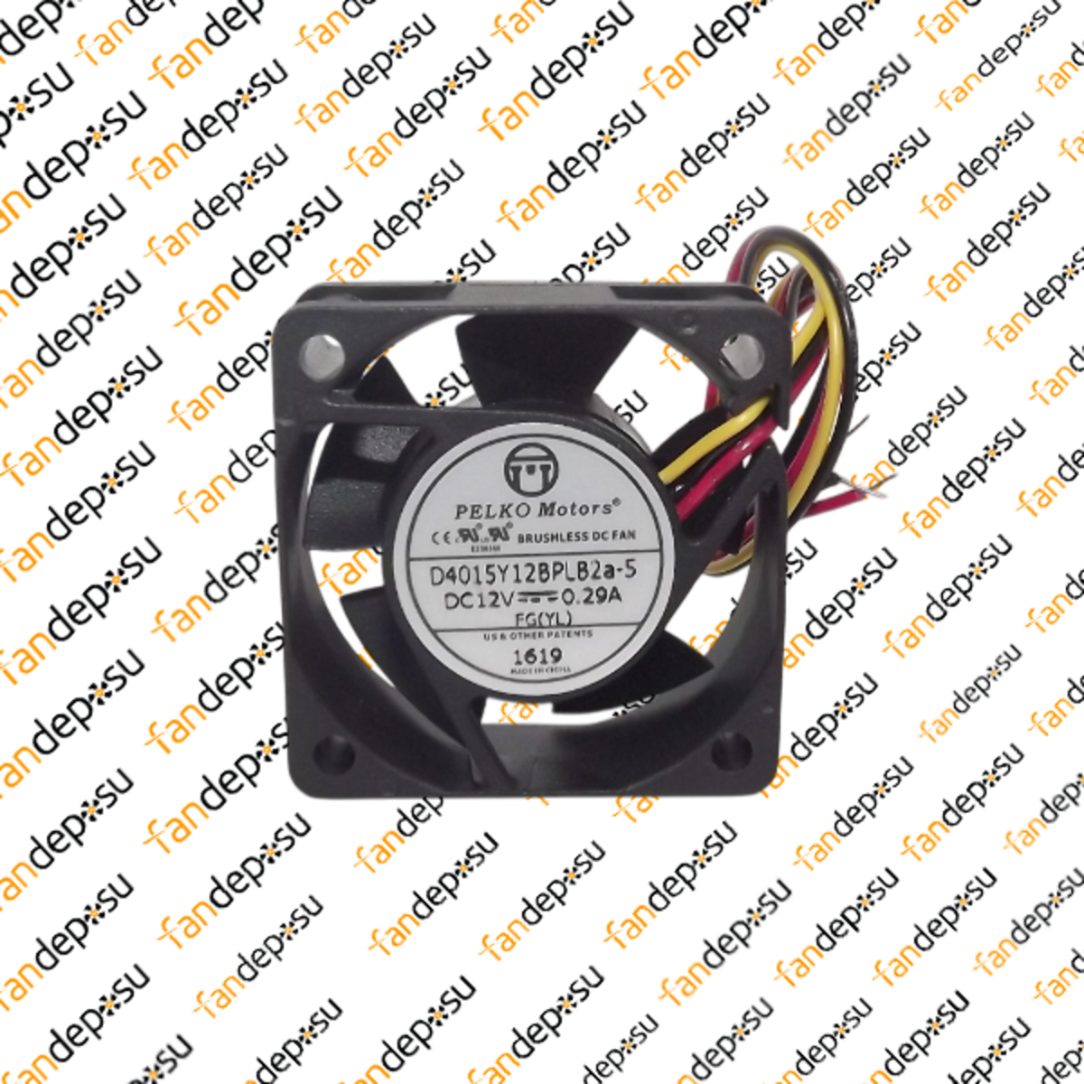 PELKO D4015Y12BPLB2a-5  40x40x15mm 12V DC 0.29A PLASTİK KASA PLASTİK KANAT FAN