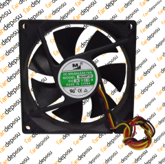 M FAN YM2409PTB1  92x92x25mm 24V DC 0.12A PLASTİK KASA PLASTİK KANAT FAN