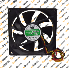 M FAN YM2409PTB1  92x92x25mm 24V DC 0.12A PLASTİK KASA PLASTİK KANAT FAN