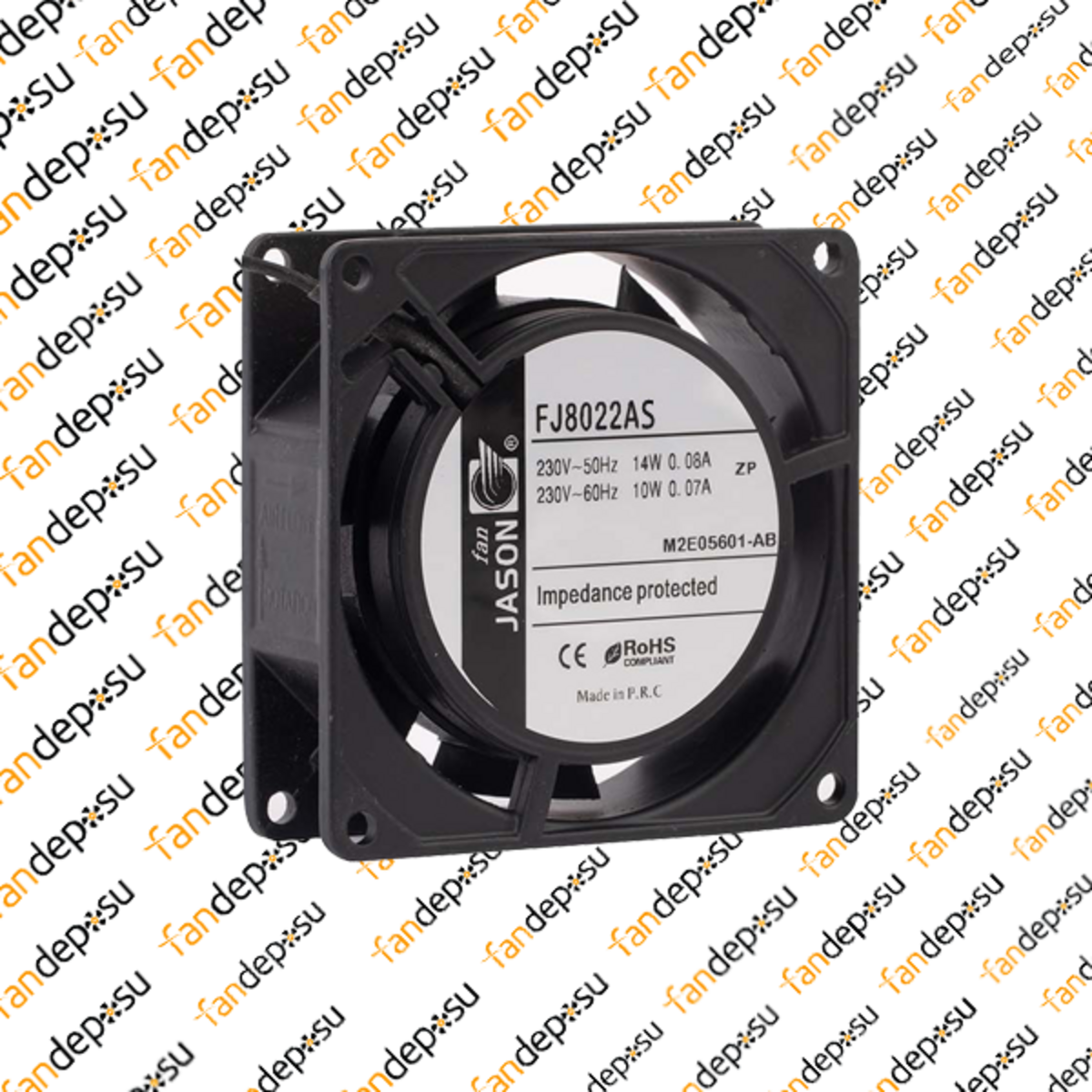 JASON FAN FJ8022AS 80x80x25mm 230V AC FAN