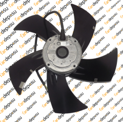 EBMPAPST A2E300-AP02-02  230V AC MONAFAZE METAL KANAT ÜFLEME SİEMENS SPİNDLE MOTOR FANI