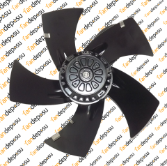 EBMPAPST A2E300-AP02-02  230V AC MONAFAZE METAL KANAT ÜFLEME SİEMENS SPİNDLE MOTOR FANI