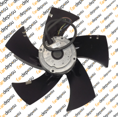 EBMPAPST A2E300-AP02-01  230V AC MONAFAZE METAL KANAT EMİŞ SİEMENS SPİNDLE MOTOR FANI