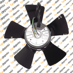 EBMPAPST A2E250-AE65-01  230V AC MONAFAZE METAL KANAT EMİŞ SİEMENS SPİNDLE MOTOR FANI