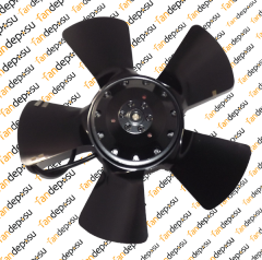 EBMPAPST A2E250-AE65-01  230V AC MONAFAZE METAL KANAT EMİŞ SİEMENS SPİNDLE MOTOR FANI