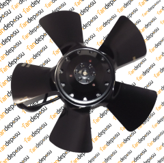 EBMPAPST A2E250-AE65-01  230V AC MONAFAZE METAL KANAT EMİŞ SİEMENS SPİNDLE MOTOR FANI