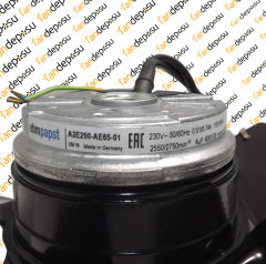 EBMPAPST A2E250-AE65-01  230V AC MONAFAZE METAL KANAT EMİŞ SİEMENS SPİNDLE MOTOR FANI